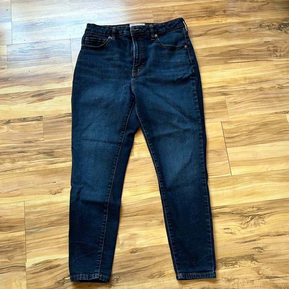 Everlane curvy high rise crop jeans